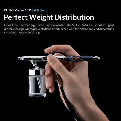 Gaahleri Premium Series Mobius SP Siphon Feed Airbrush