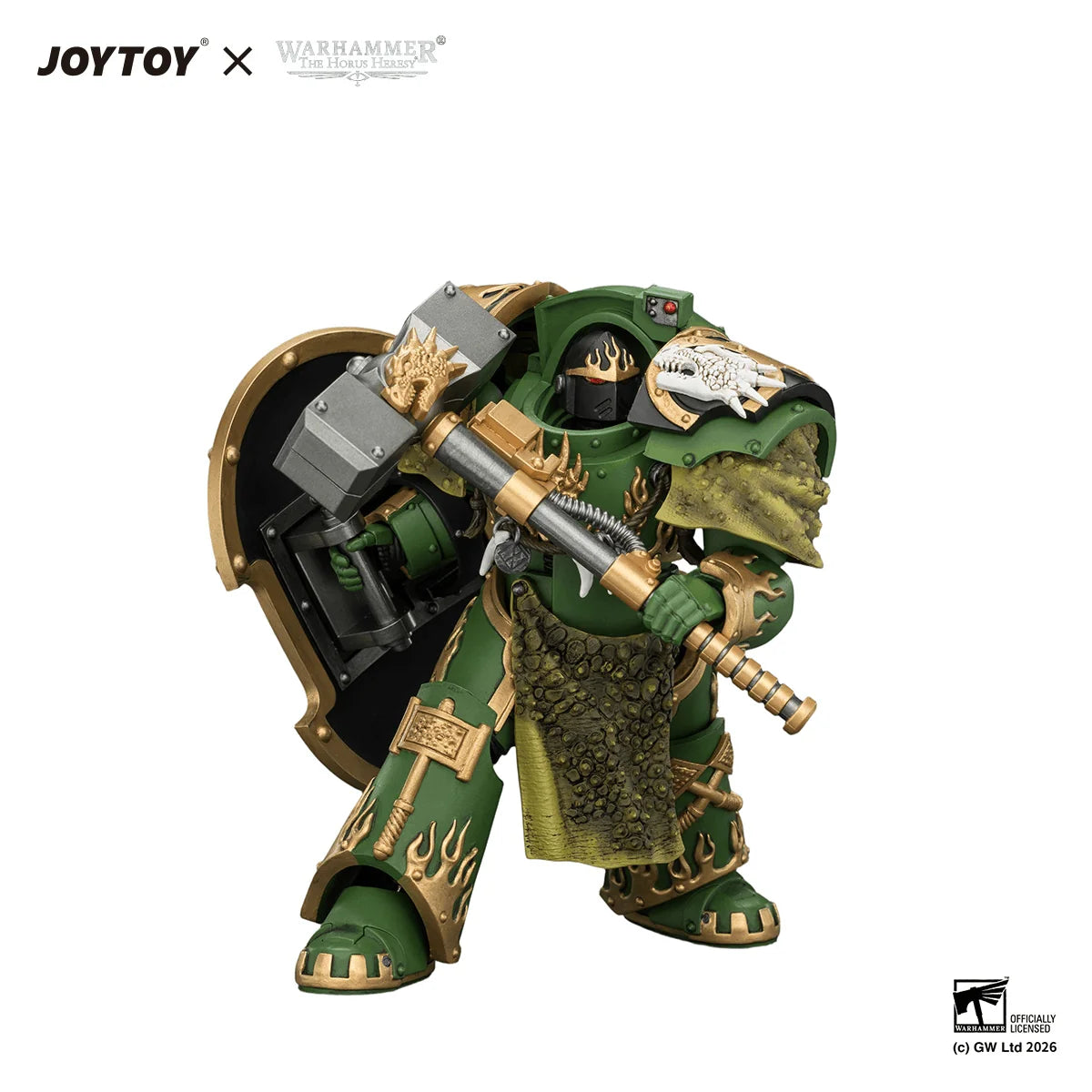 Salamanders Firedrake Terminator 1 with Thunder Hammer and Dragonscale Storm Shield