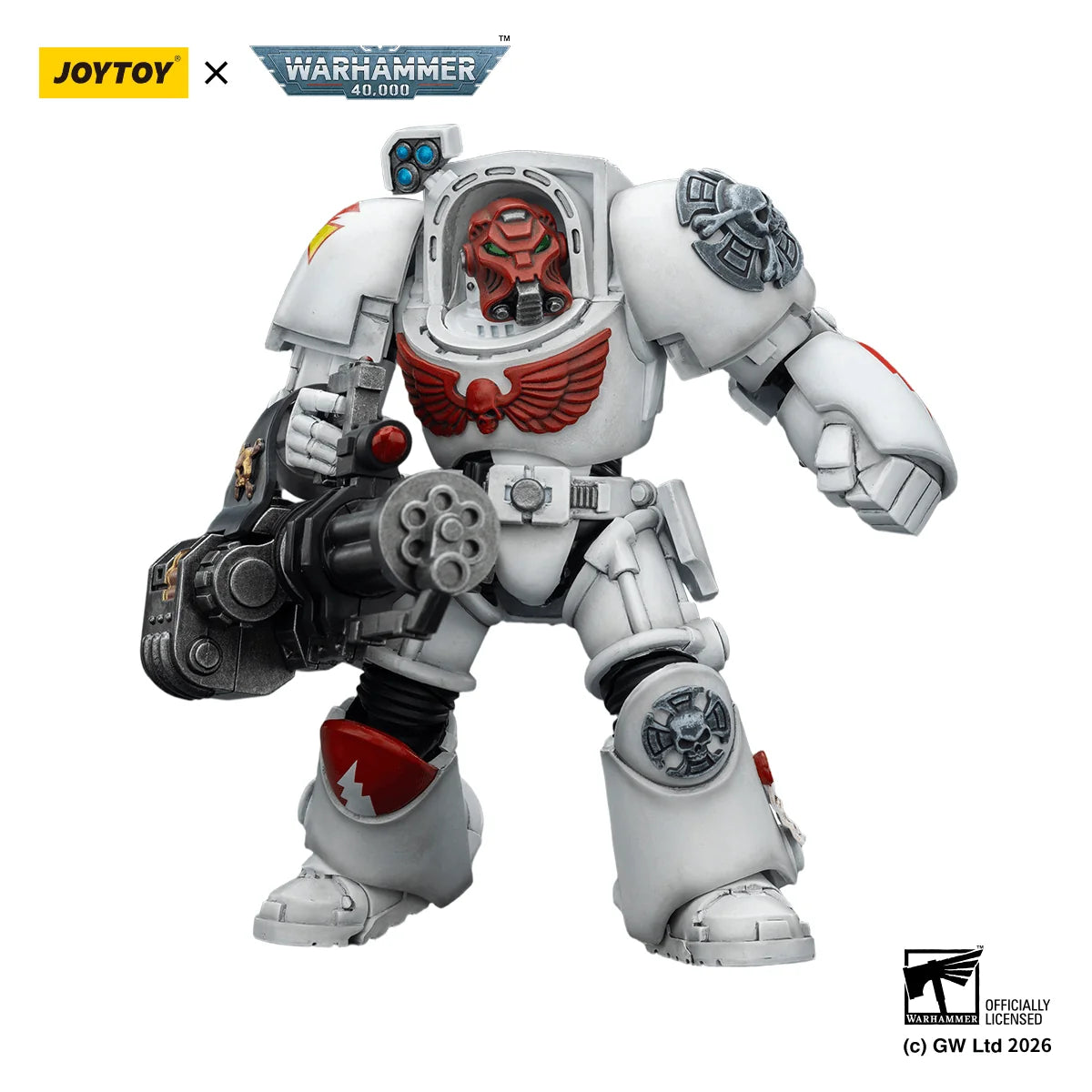 White Scars Terminator 3 with Power Fist and Assault Cannon