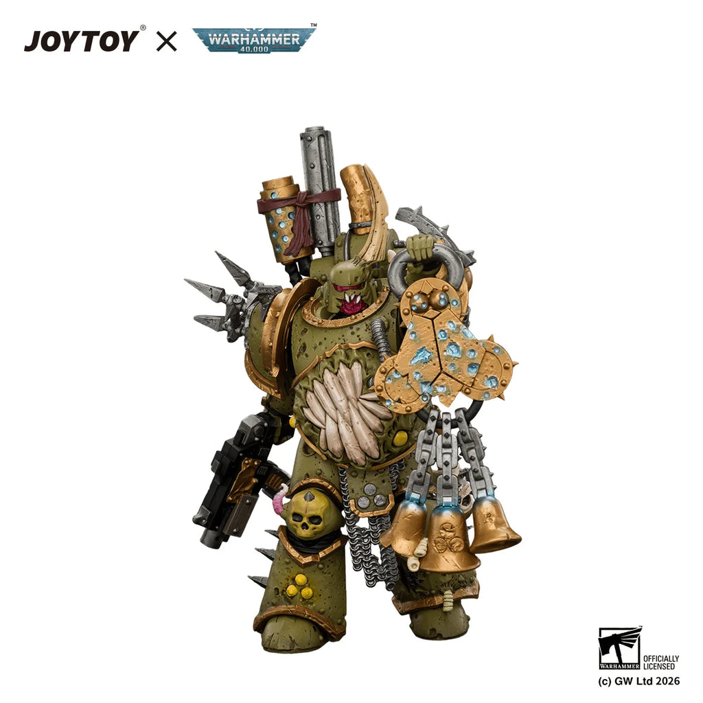 Death Guard Plague Marine 1 with Boltgun and Icon of Despair