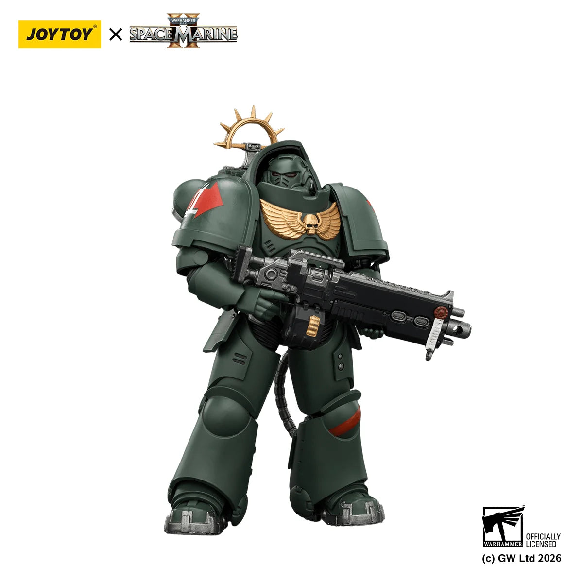Game Edition Dark Angels Heavy Intercessor with Heavy Bolt Rifle and Bolt Pistol