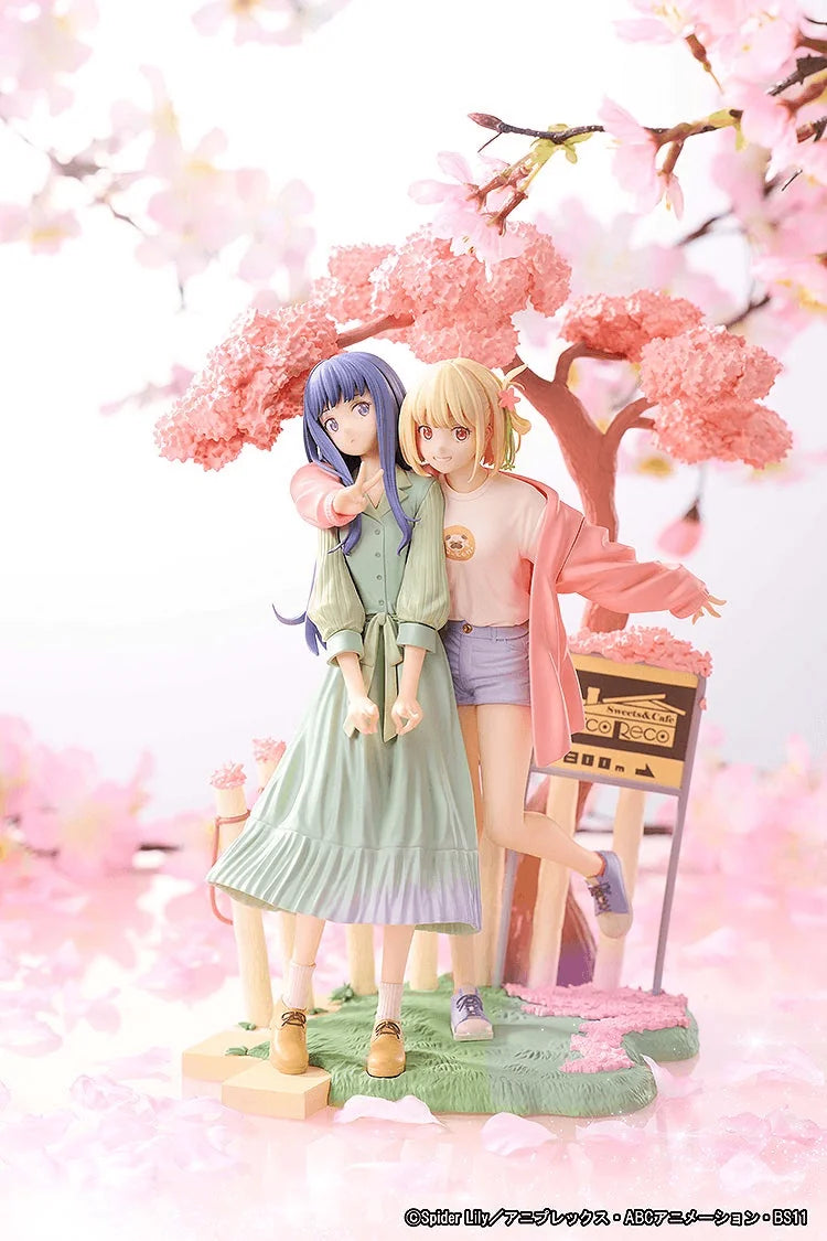 ANIPLEX Lycoris Recoil Chisato & Takina Spring Ver. PVC Figure