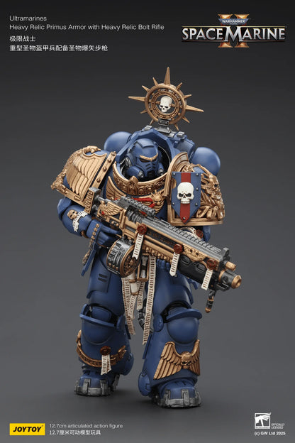 Ultramarines Heavy Relic Primus Armor with Heavy Relic Bolt Rifle