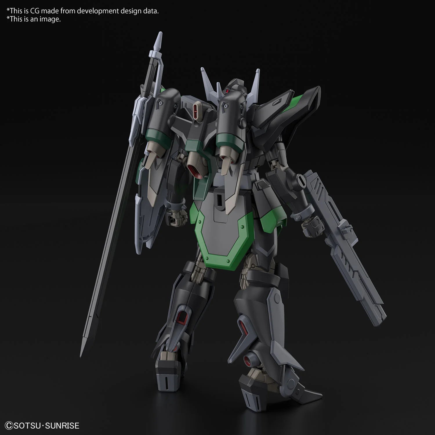 HGCE 1/144 #247 Black Knight Squad Rud-ro.A (Griffin Arbalest Custom)