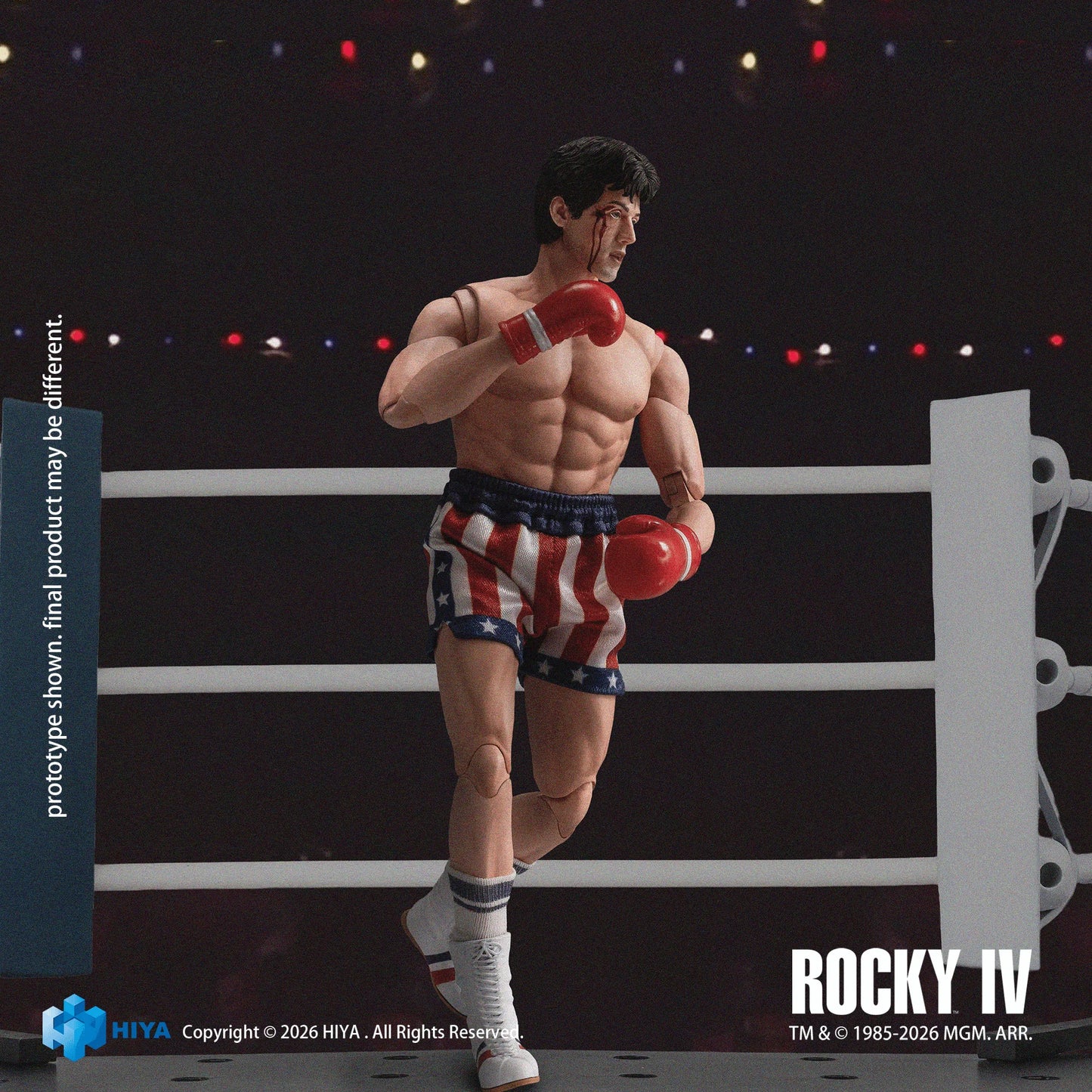 HIYA Toys Exquisite Super Series Rocky IV Rocky Boxer 1/12 Scale Action Figure