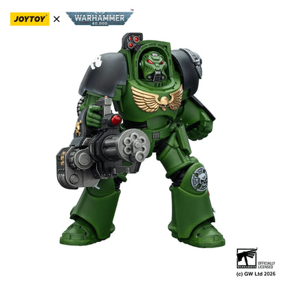 Salamanders Terminator 3 with Power Fist and Assault Cannon