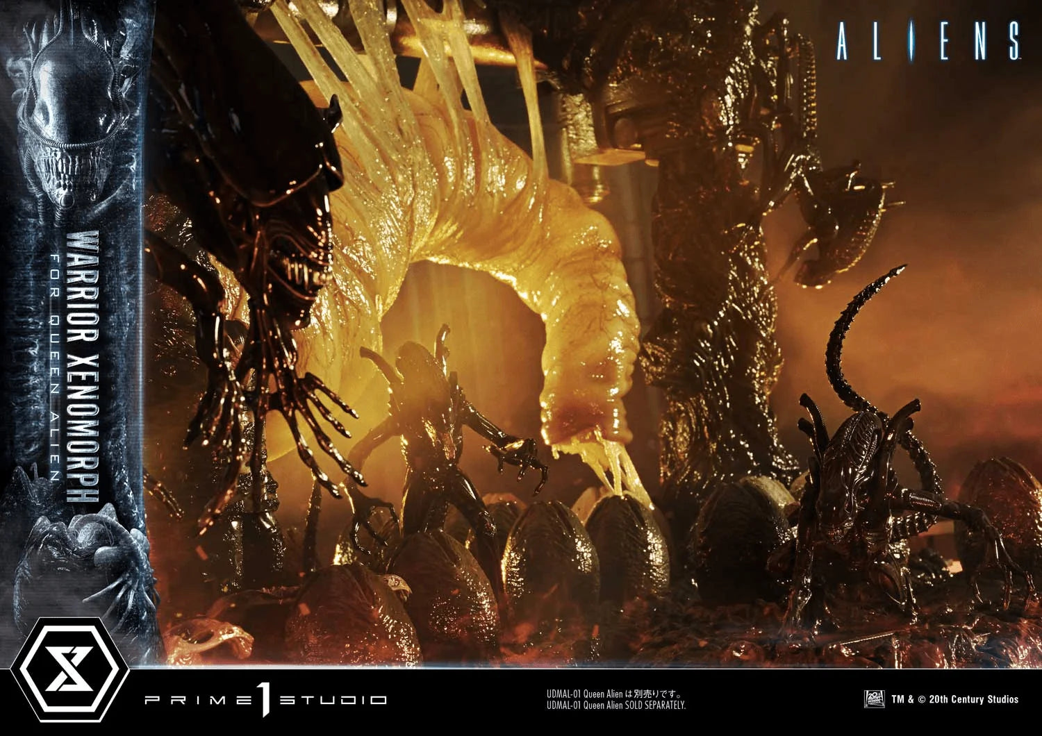 Ultimate Diorama Masterline Aliens (Film) Warrior Xenomorph for Queen Alien