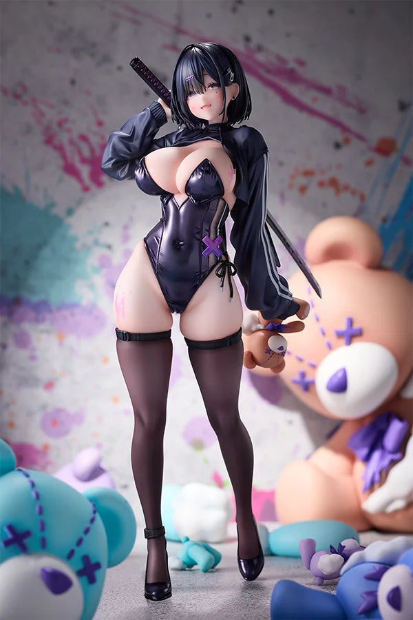 HOTVENUS Scale Figure Teddy Bear Hunter 1/6 with Tapestry
