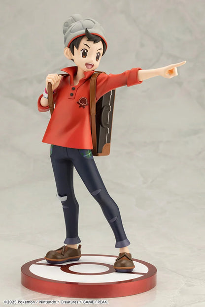 Kotobukiya Pokémon Victor with Scorbunny ARTFX J Statue Figure
