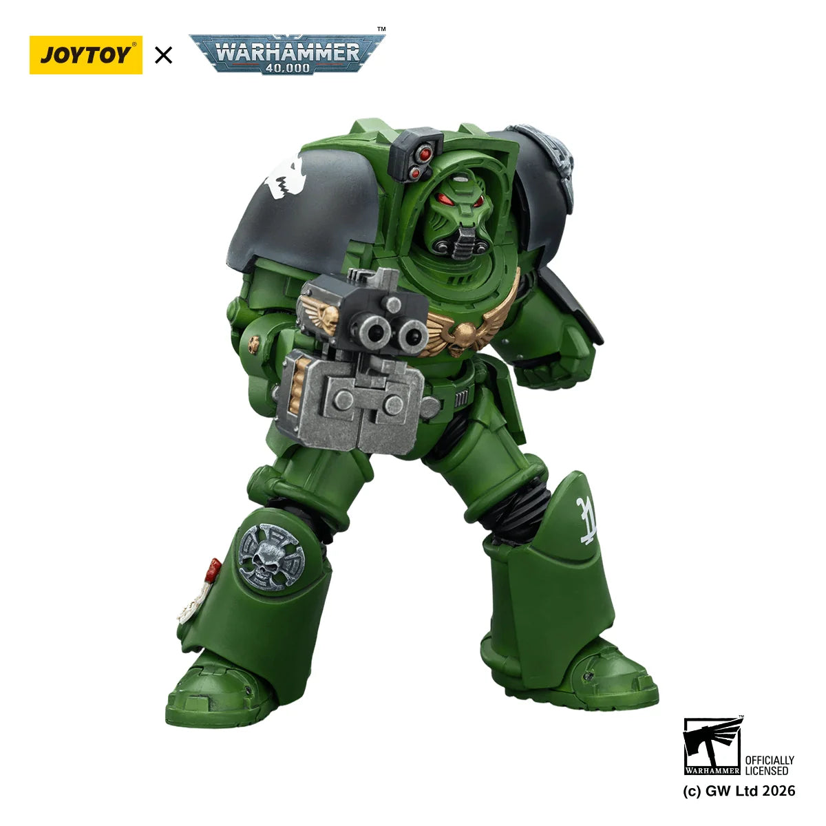 Salamanders Terminator 2 with Power Fist and Storm Bolter