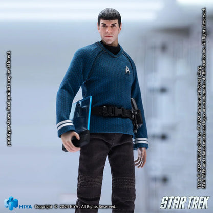 Hiya Toys Exquisite Super Series 1/12 Scale Star Trek 2009 Spock Action Figure