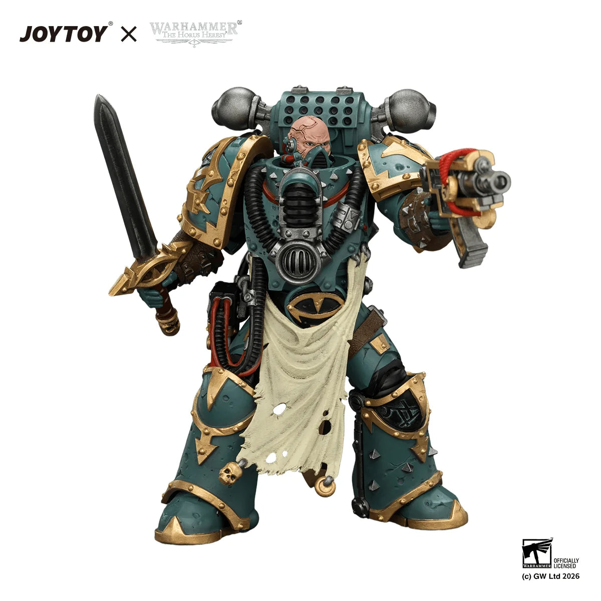 JOYTOY Warhammer 40K Sons of Horus Maloghurst the Twisted Action Figure