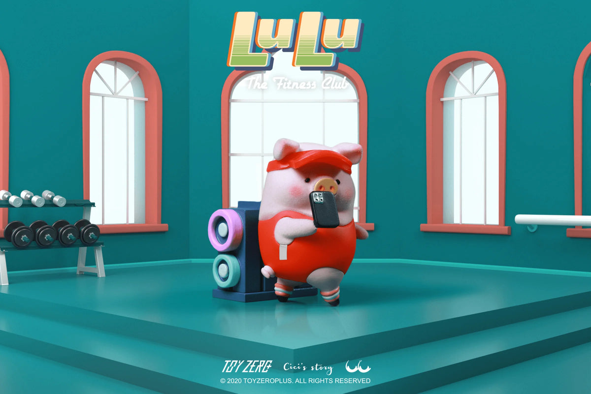 LuLu the Piggy - Fitness Club Series (Box of 8)
