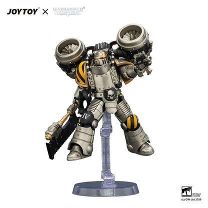 Iron Warriors MkII Assault Legionary2 with Bolt pistol & Heavy chain axe