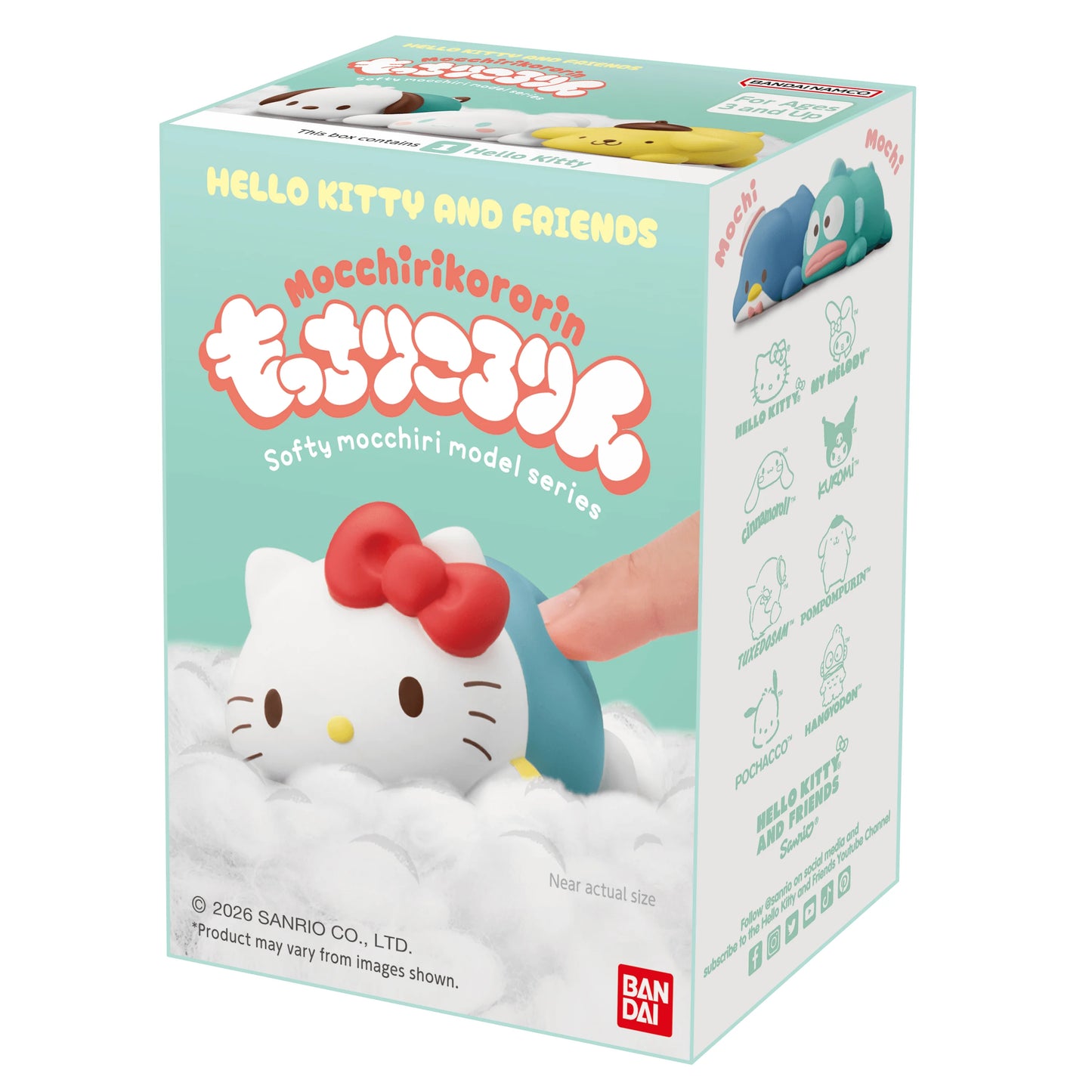 Mocchiri Kororin Hello Kitty and Friends (Box of 12)