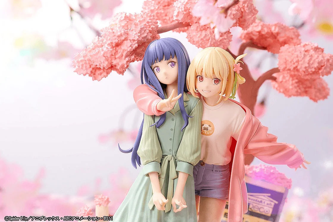 ANIPLEX Lycoris Recoil Chisato & Takina Spring Ver. PVC Figure