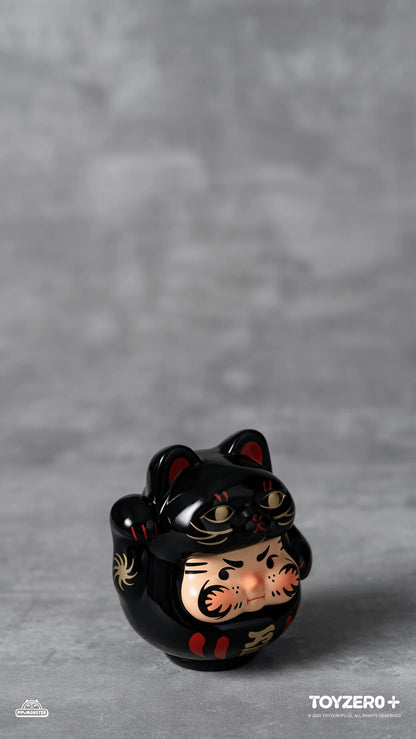 PP Lucky Cat Daruma (Black cat edition)