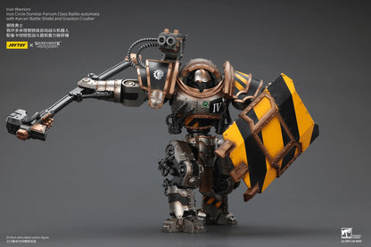Iron Warriors Iron Circle Domitar-Ferrum Class Battle-automata with Karceri Battle Shield and Graviton Crusher