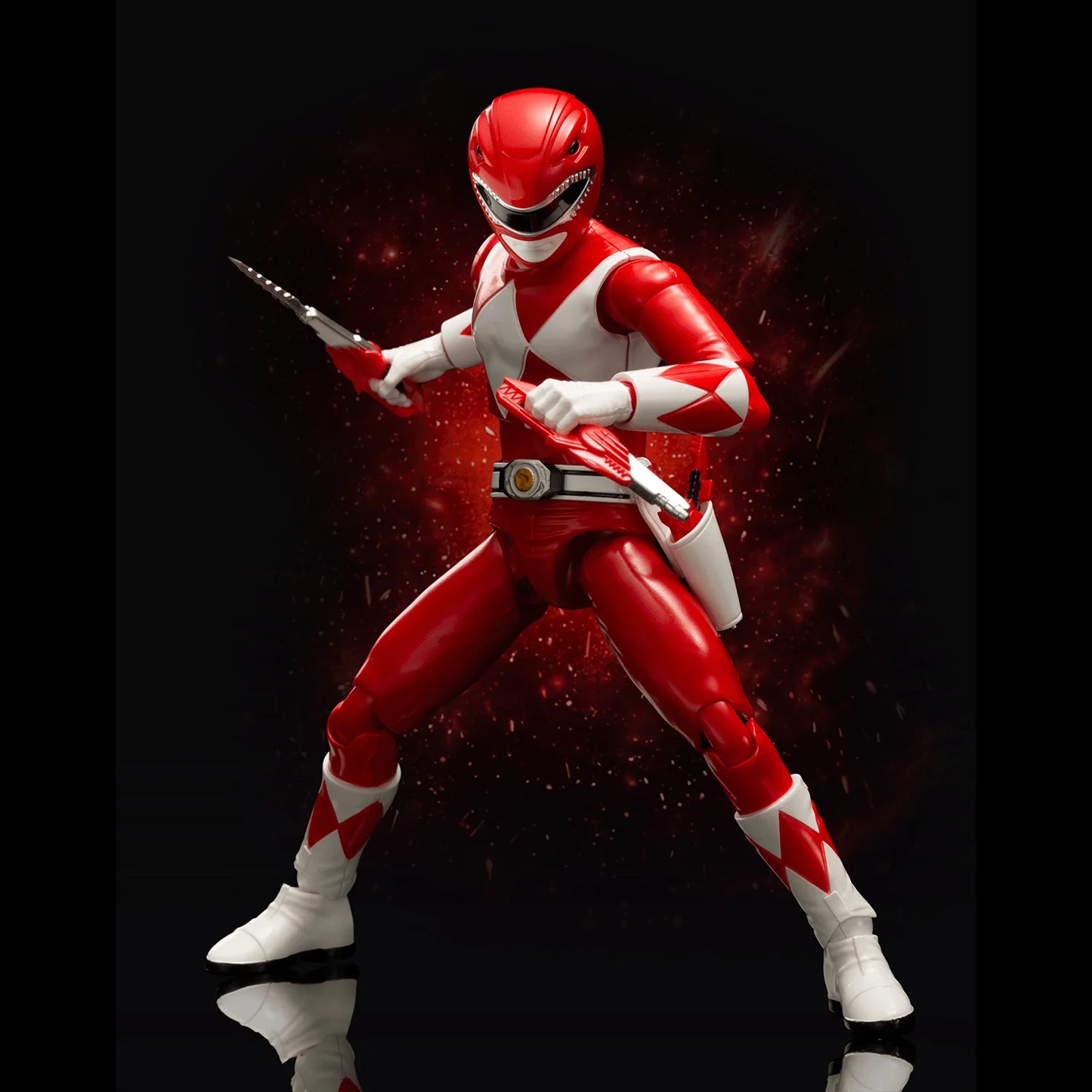Flame Toys Furai Model Power Rangers Red Ranger Action Figure