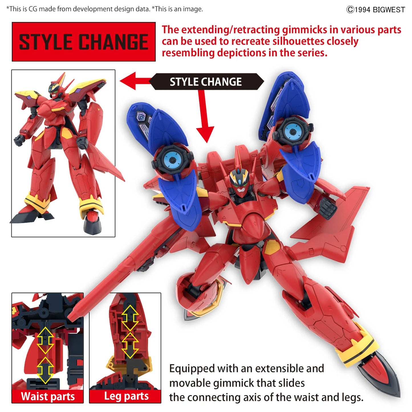 HG 1/100 VF-19 CUSTOM FIRE VALKYRIE WITH SOUND BOOSTER