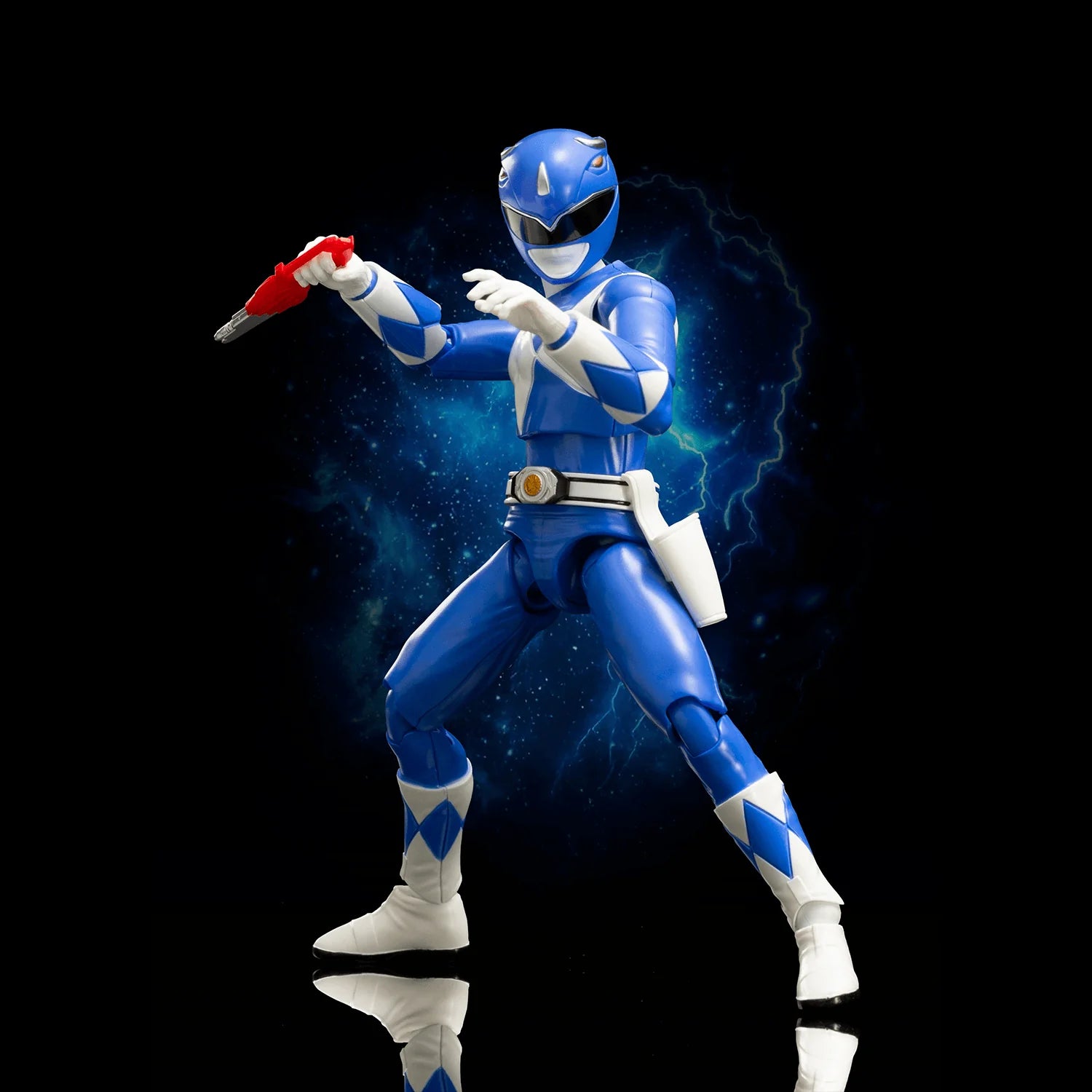 Flame Toys Furai Model Power Rangers Blue Ranger Action Figure