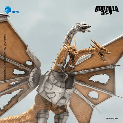 None Scale 13 Inch Godzilla vs. King Ghidorah Battle Damaged Mecha King Ghidorah Battle Damaged Action Figure