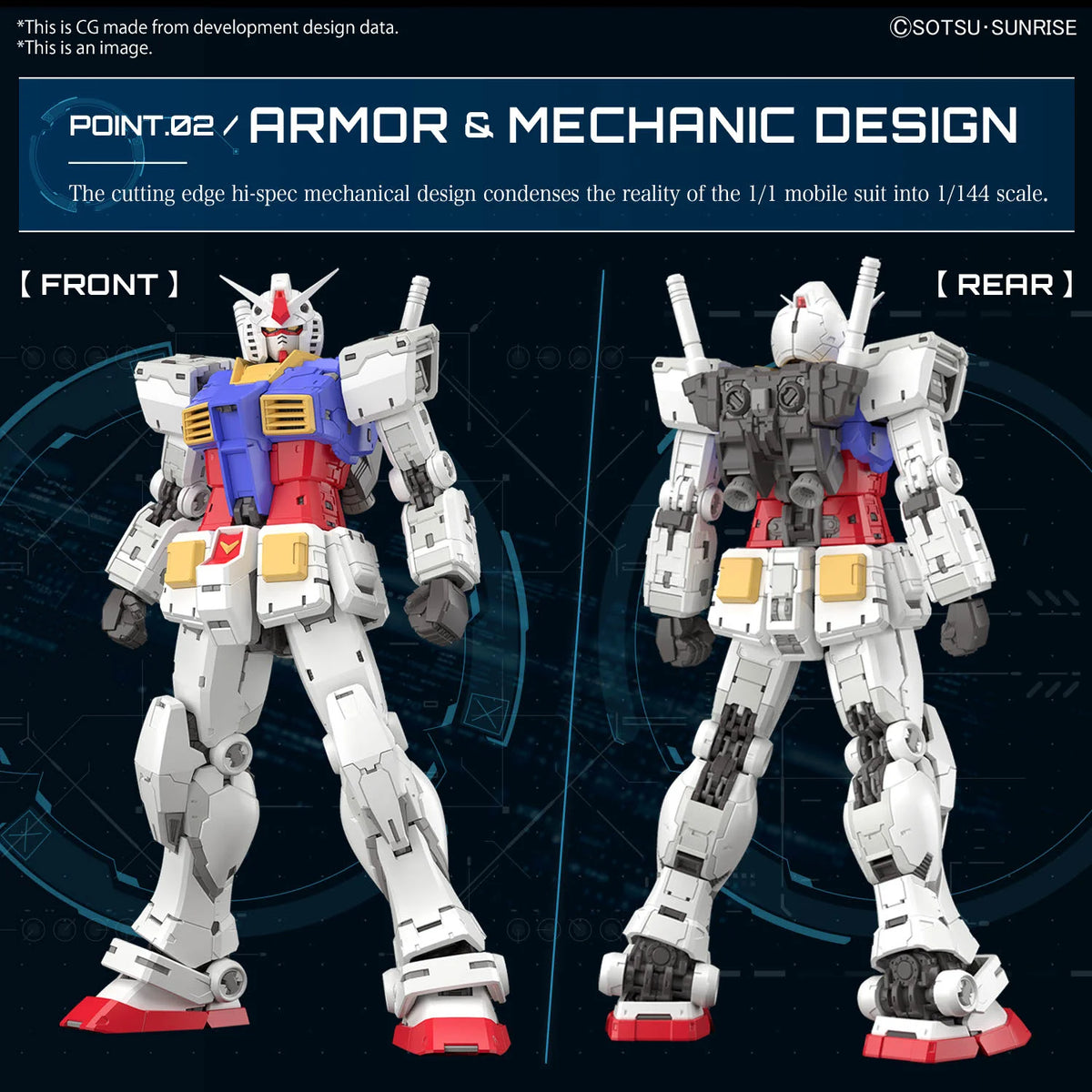RG 1/144 RX-78-2 Gundam Ver.2.0 Model Kit