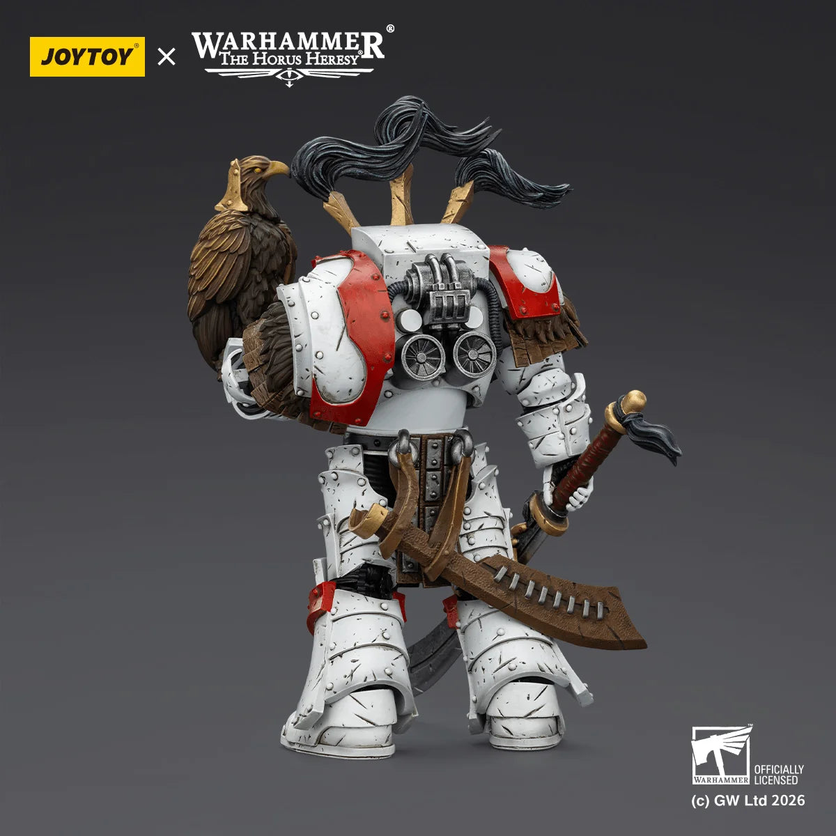 White Scars Legion Praetor in Cataphractii Terminator Armour with Cyber Hawk, Chogorian sword and combi-melta