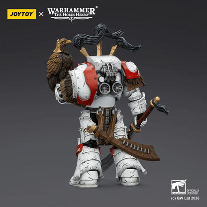 White Scars Legion Praetor in Cataphractii Terminator Armour with Cyber Hawk, Chogorian sword and combi-melta