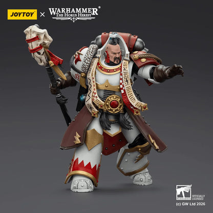 White Scars Stormseer Consul with Force Staff and Bolt Pistol
