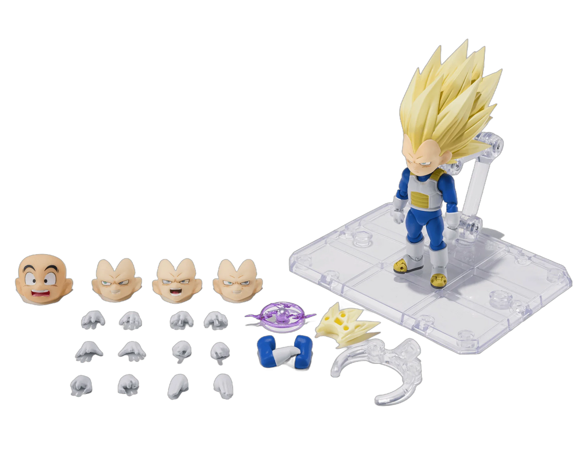 SUPER SAIYAN 3 VEGETA (MINI) "DRAGON BALL DAIMA", TAMASHII NATIONS S.H.Figuarts (P-Bandai Exclusive)