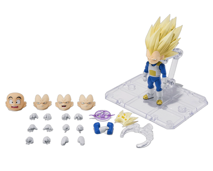 SUPER SAIYAN 3 VEGETA (MINI) "DRAGON BALL DAIMA", TAMASHII NATIONS S.H.Figuarts (P-Bandai Exclusive)