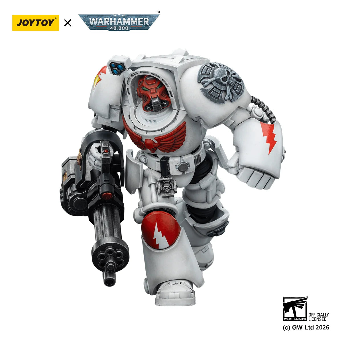 White Scars Terminator 3 with Power Fist and Assault Cannon