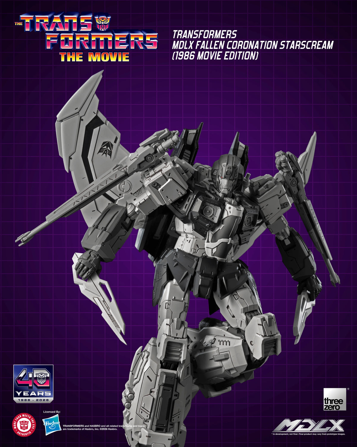 Transformers MDLX Fallen Coronation Starscream (1986 Movie Edition)