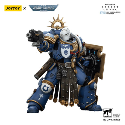 Ultramarines Torvald with Power Sword, Stormshield and Bolt Pistol