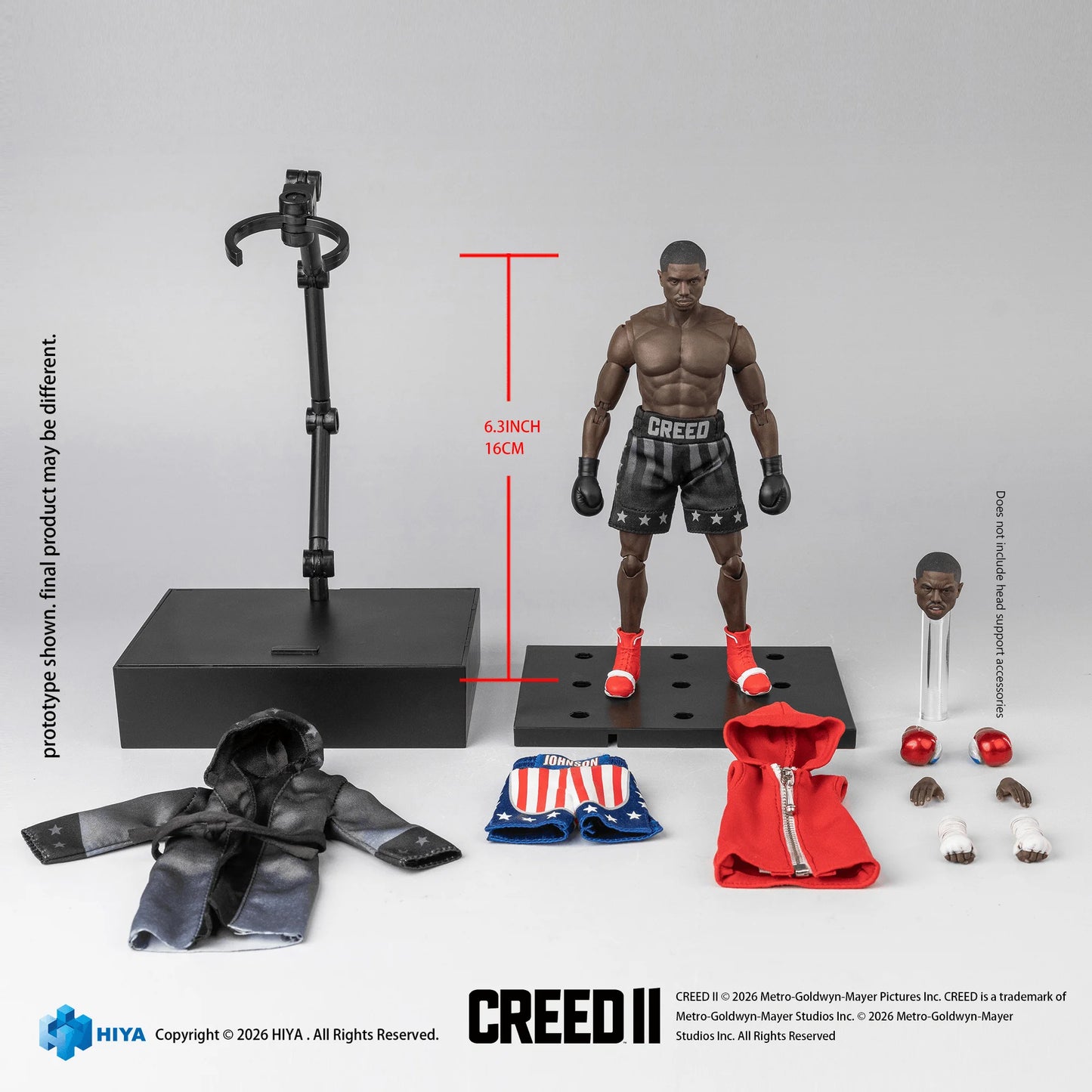 HIYA TOYS Exquisite Super Series Creed II Adonis Creed Action Figure 1/12 Scale