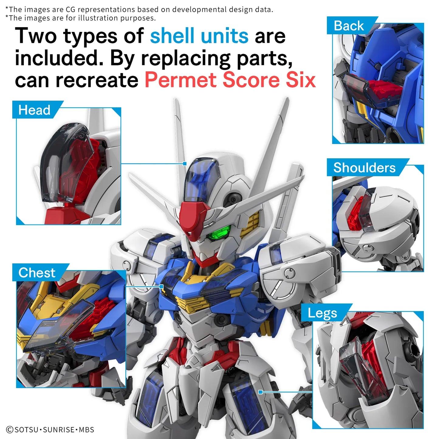 MGSD GUNDAM AERIAL-4573102688460
