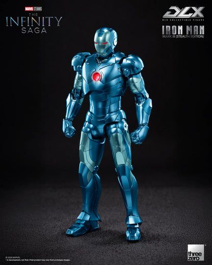 threezero DLX Iron Man Mark 3 Stealth Edition Action Figure