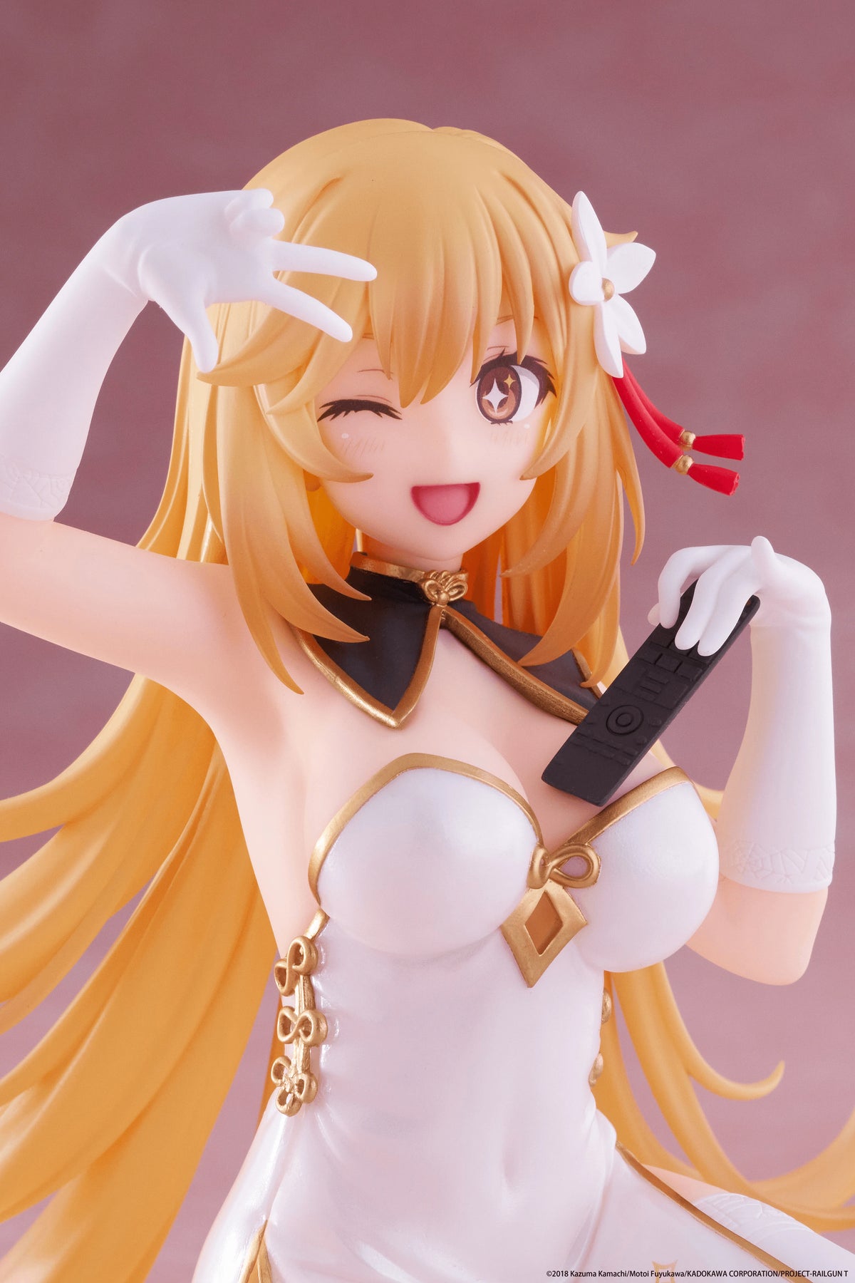 A Certain Scientific Railgun Desktop Cute Figure - Misaki Shokuho (Chinese Dress Ver.)