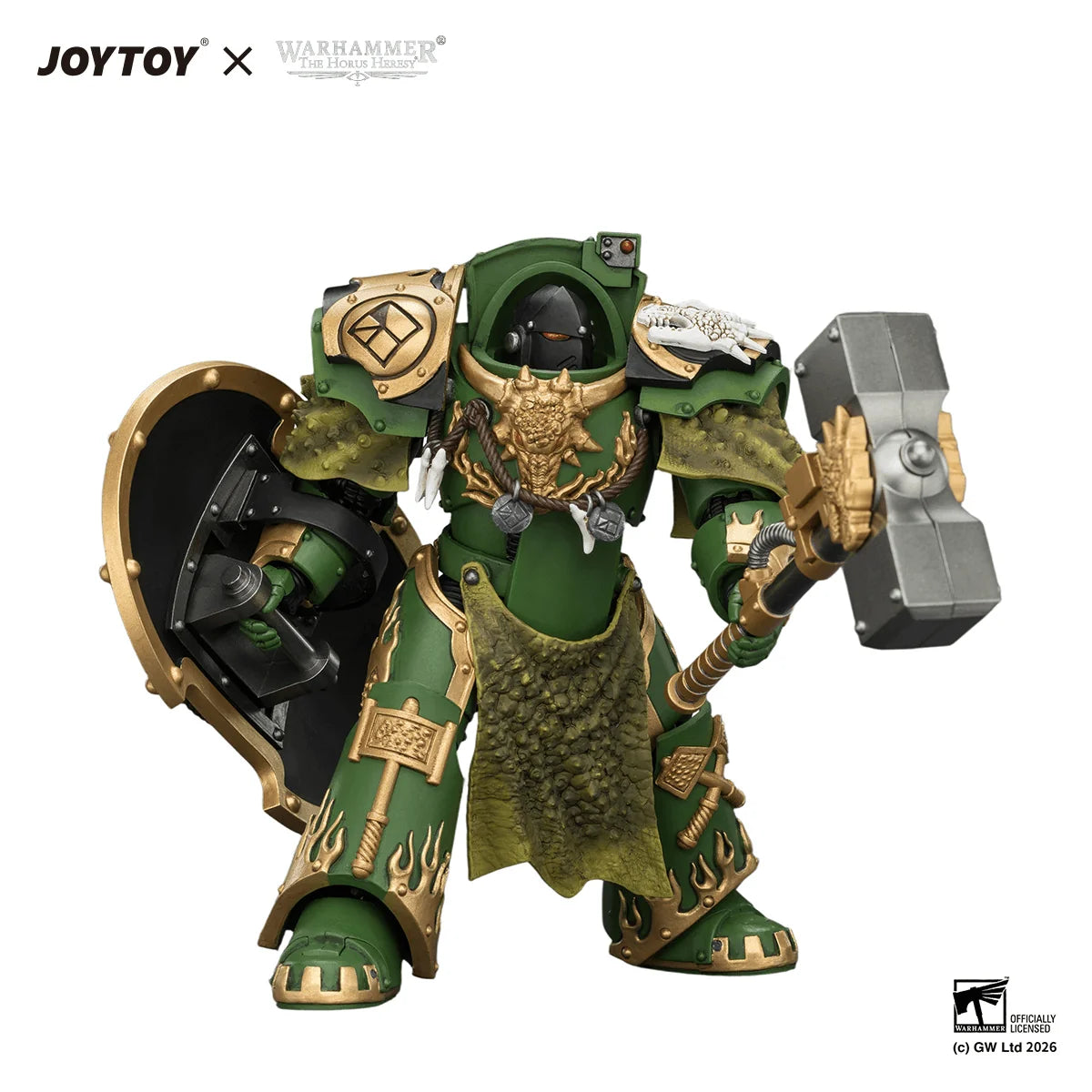 Salamanders Firedrake Terminator 2 with Thunder Hammer and Dragonscale Storm Shield