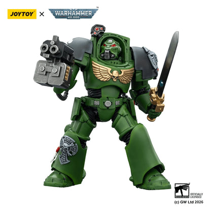 Salamanders Terminator 1 with Power Sword and Storm Bolter