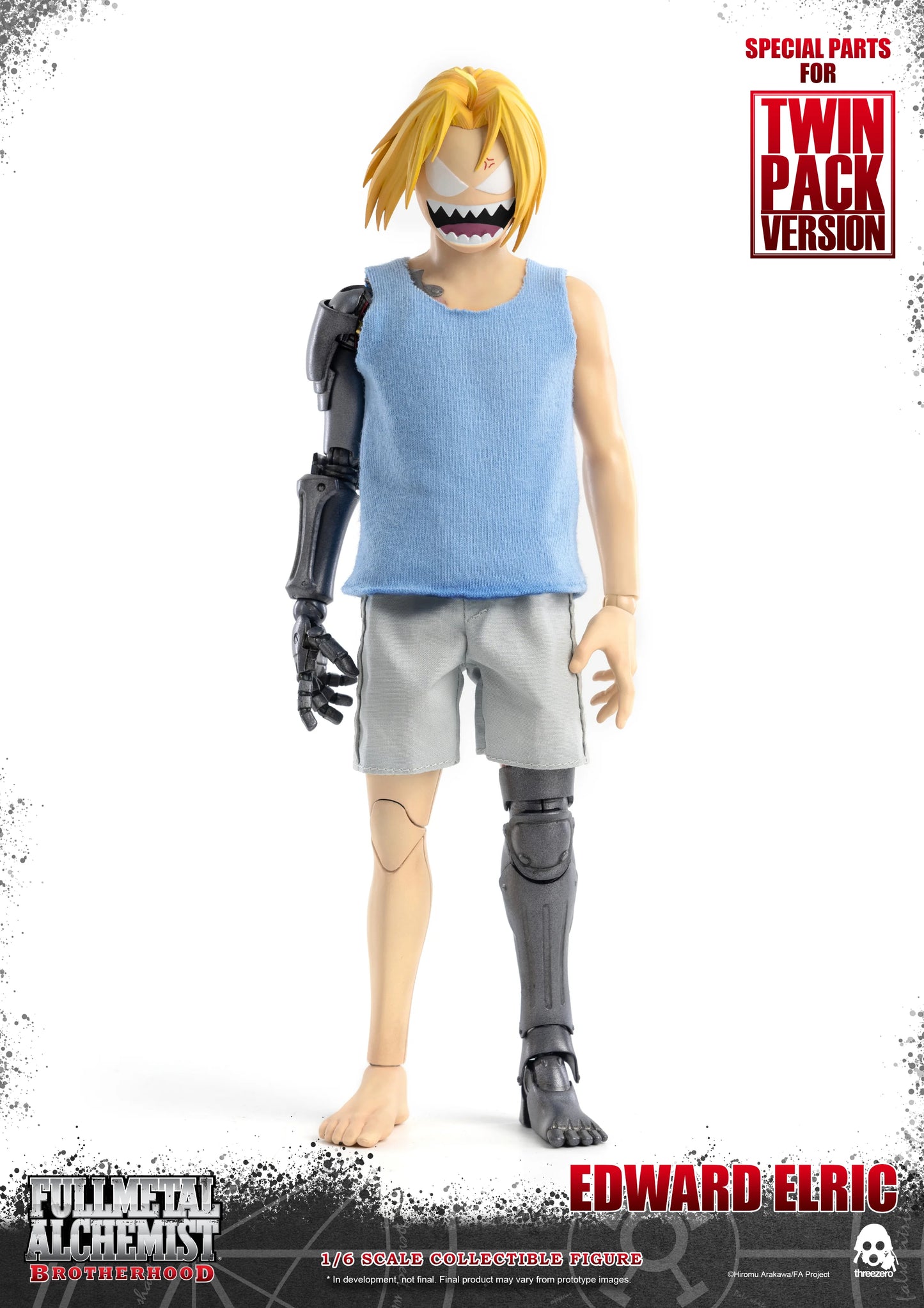 threezero FigZero 1/6 Edward & Alphonse Elric Articulated Figure Twin-Pack