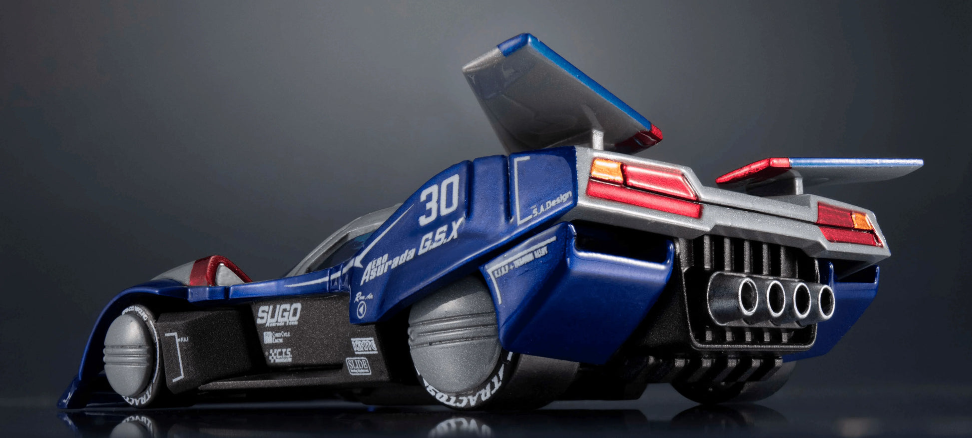 MegaHouse Cyber Formula Asurada G.S.X Aero Mode Pre-Painted Figure