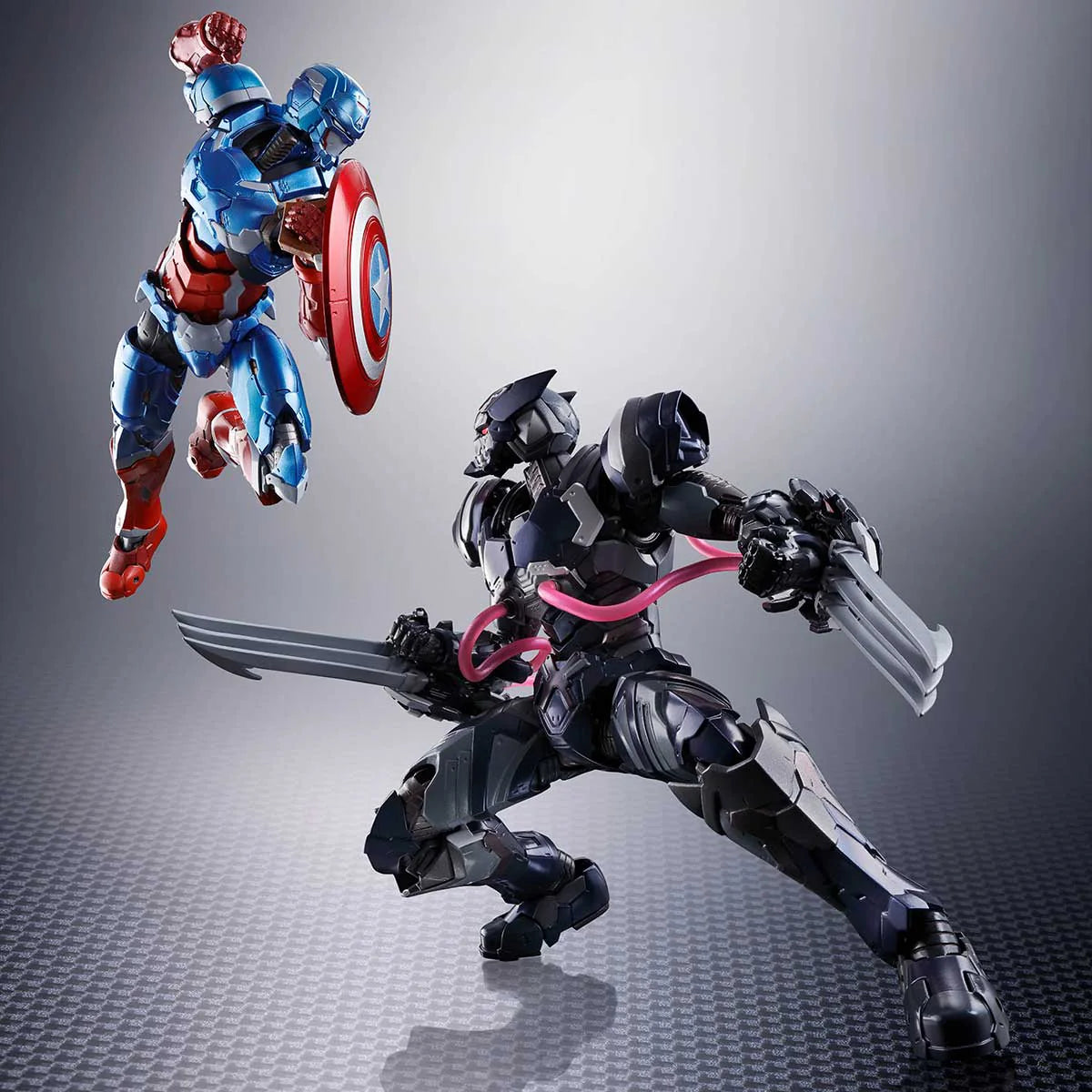 S.H. Figuarts Venom Symbiote Wolverine Tech-On Avengers Action Figure