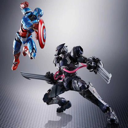 S.H. Figuarts Venom Symbiote Wolverine Tech-On Avengers Action Figure