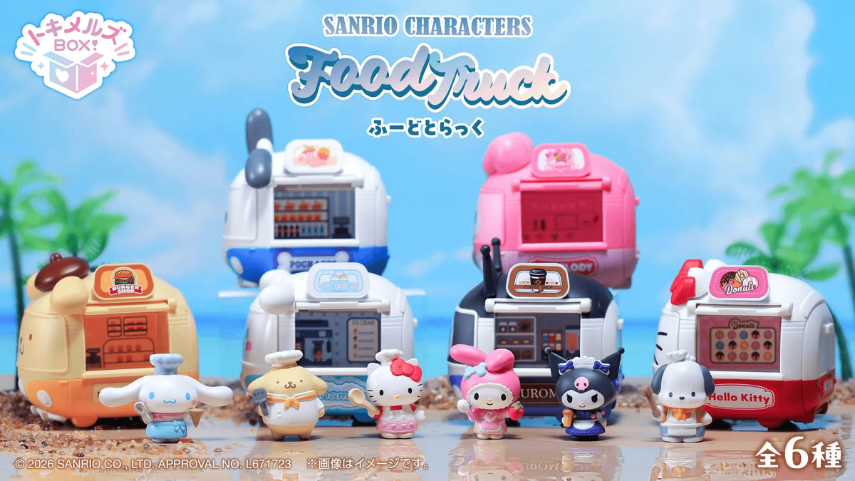 Tokimelz BOX! Sanrio Characters Food Truck (Box of 6)