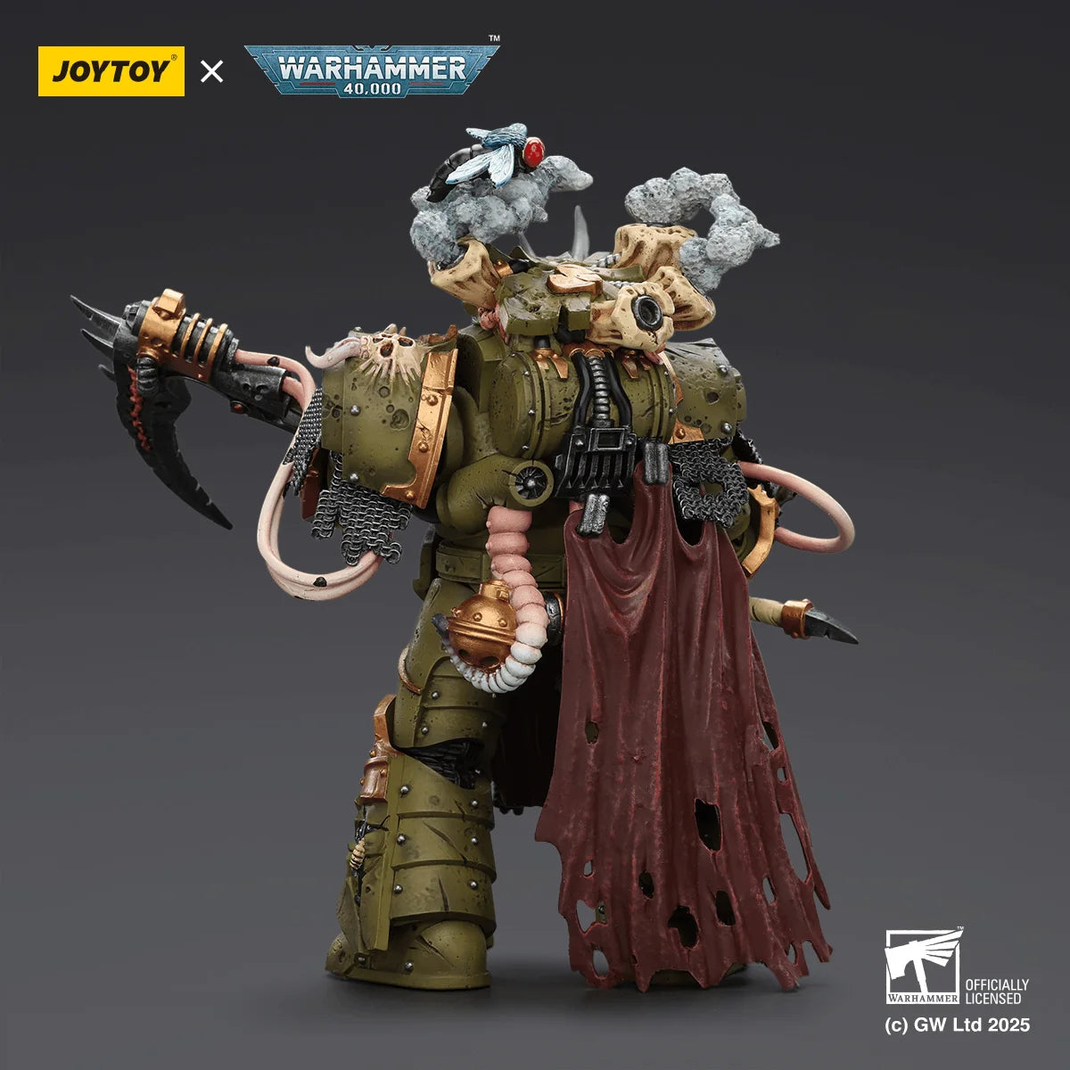 Death Guard Deathshroud Terminator 1 with Manreaper and Plaguespurter Gauntlet