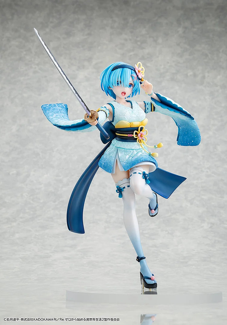 KADOKAWA Re:ZERO Rem Combat Outfit Ver. Scale Figure