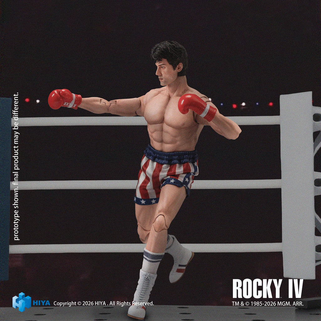 HIYA Toys Exquisite Super Series Rocky IV Rocky Boxer 1/12 Scale Action Figure