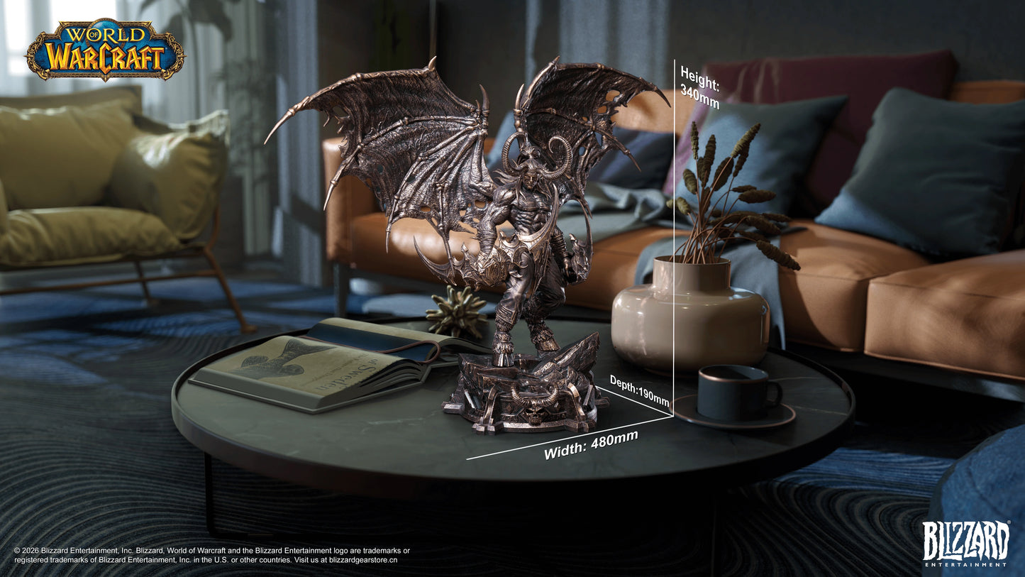 HEX Collectibles World of Warcraft Illidan Stormrage 1/10 Scale Polystone Statue